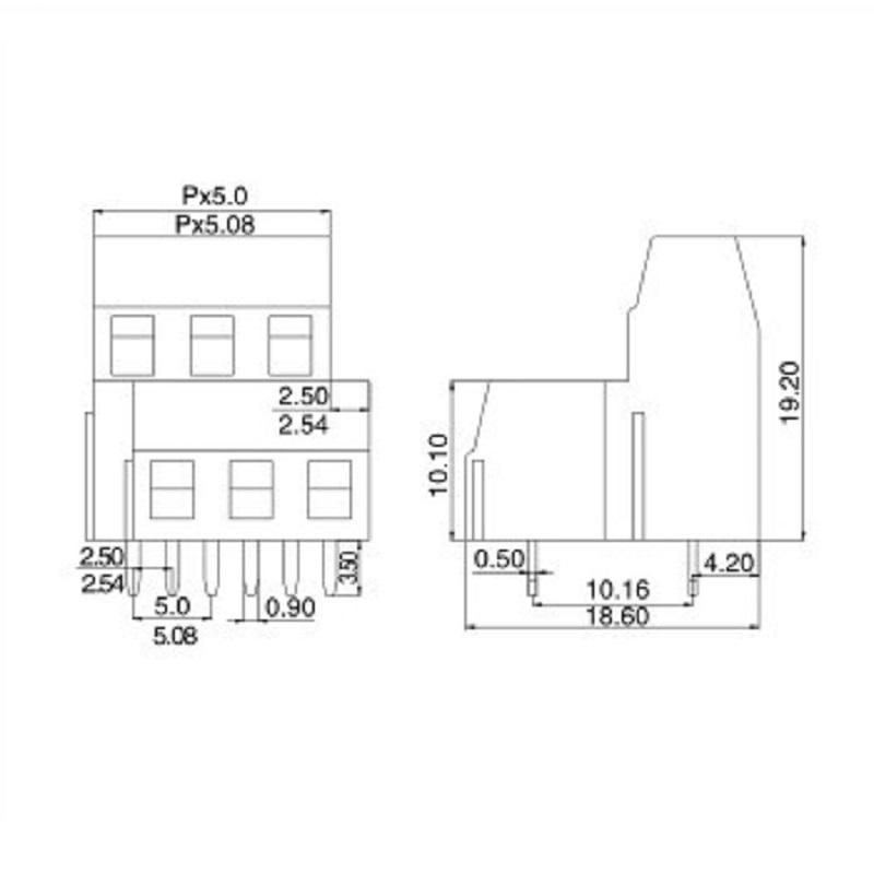 6 pole terminal block