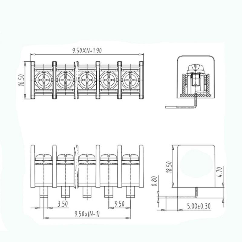 screw terminal barrier block