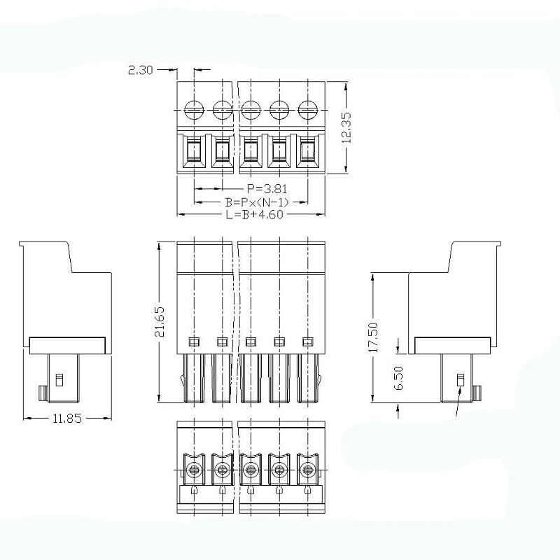 pluggable terminal block